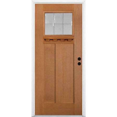 Trimlite Exterior Single Door, Left Hand/Inswing, 1.75 Thick, Fiberglass 3068LHISPFGHFLS200P491615M